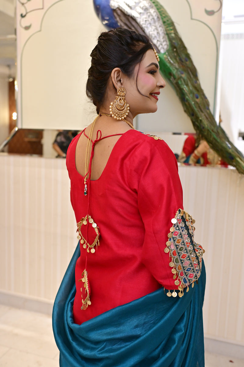 Gulbahar Surkh Suit Set