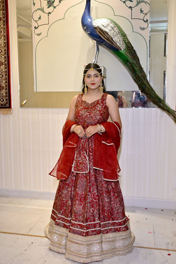 Kanakdhara Mahal Maxi Dress