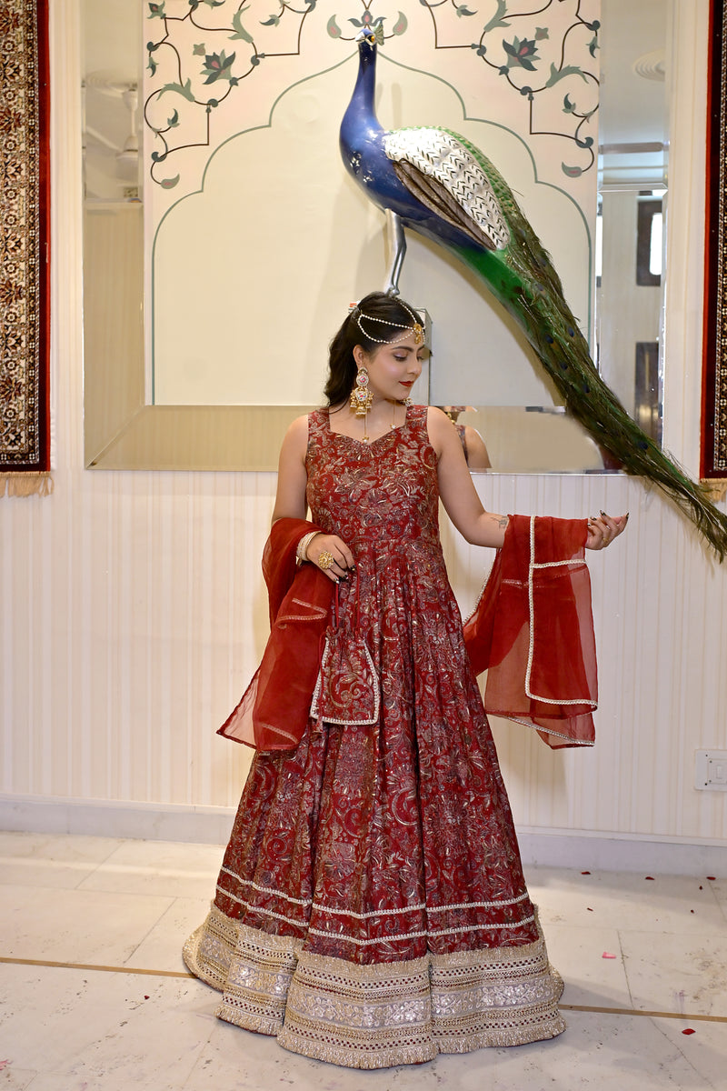Kanakdhara Mahal Maxi Dress