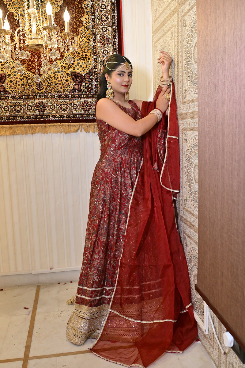 Kanakdhara Mahal Maxi Dress
