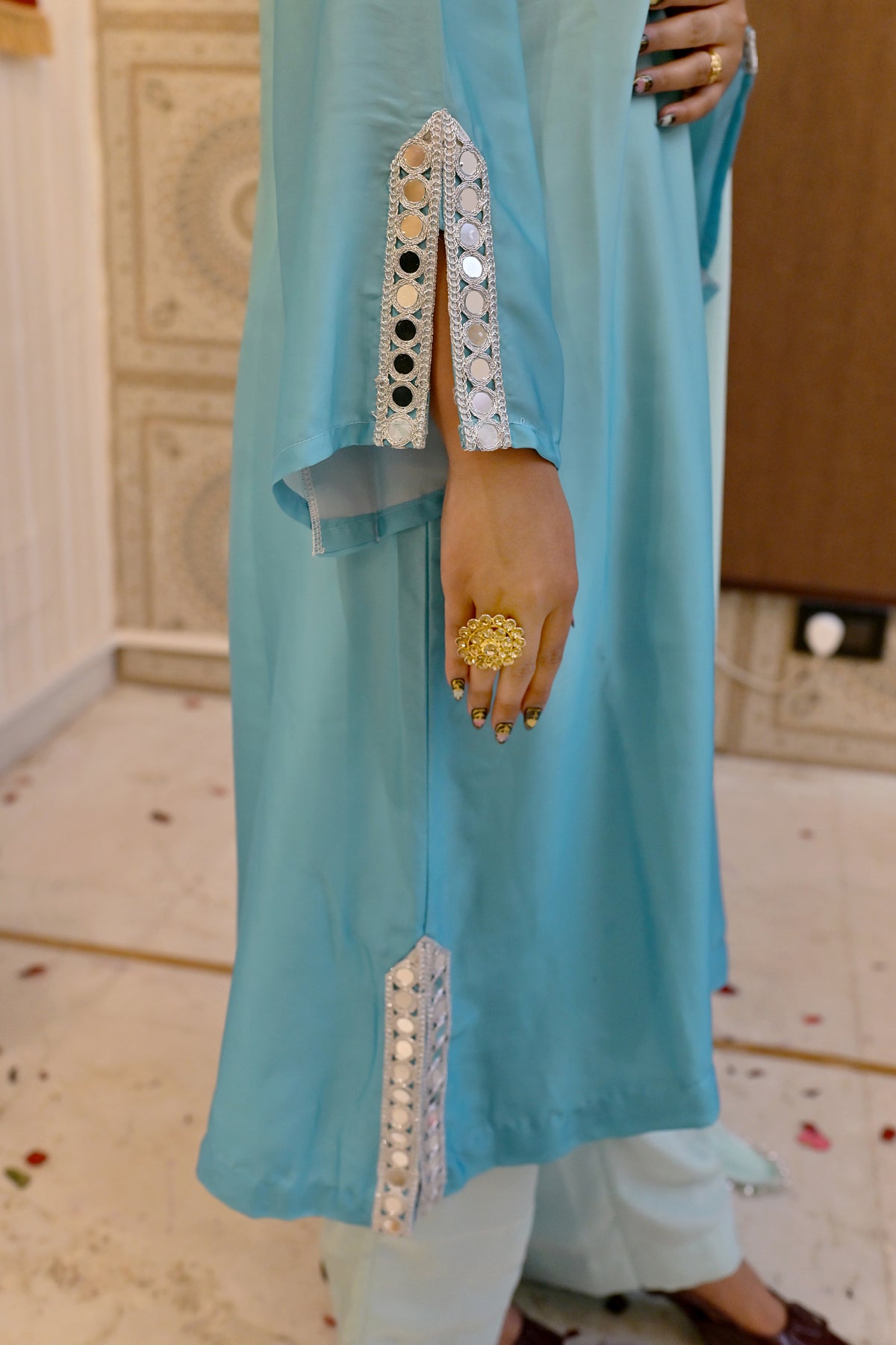 Vasavi Satin Suit Set
