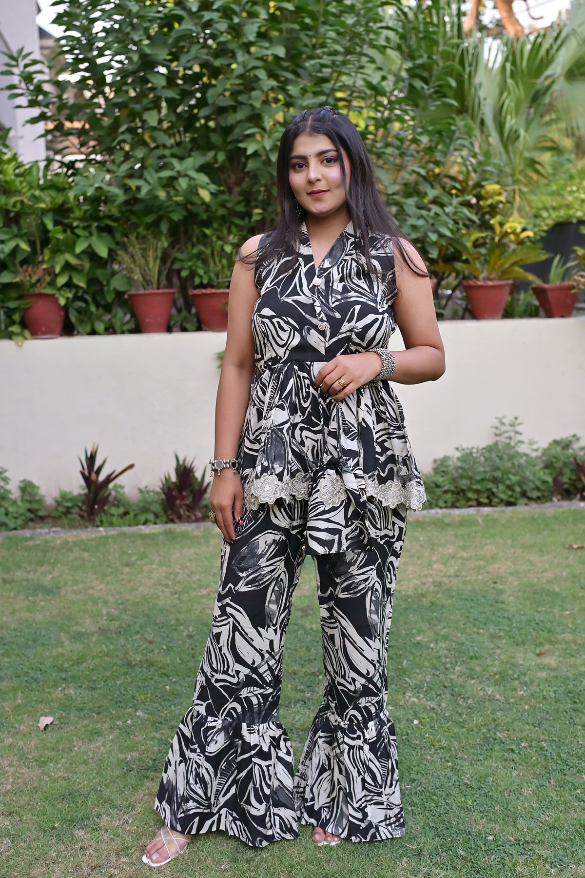 Kanakavalli Muslin Suit Set