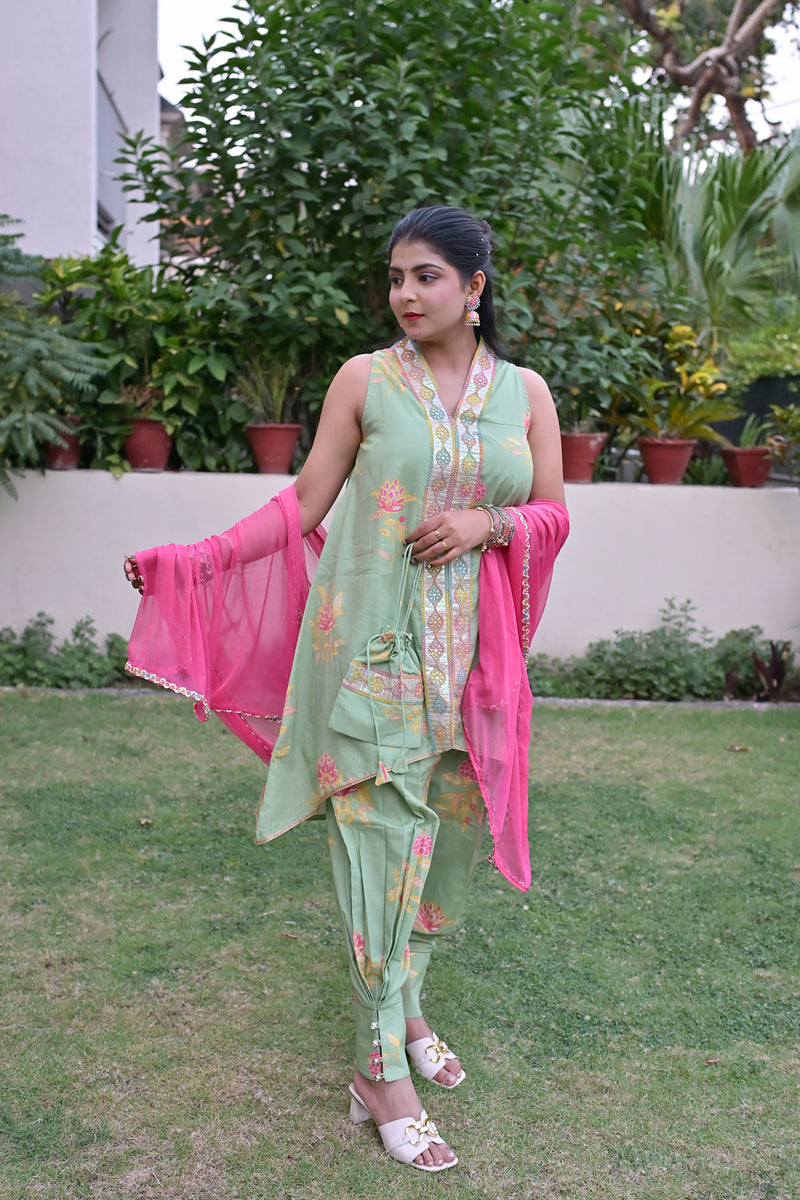 Vasundhara Cotton Suit Set