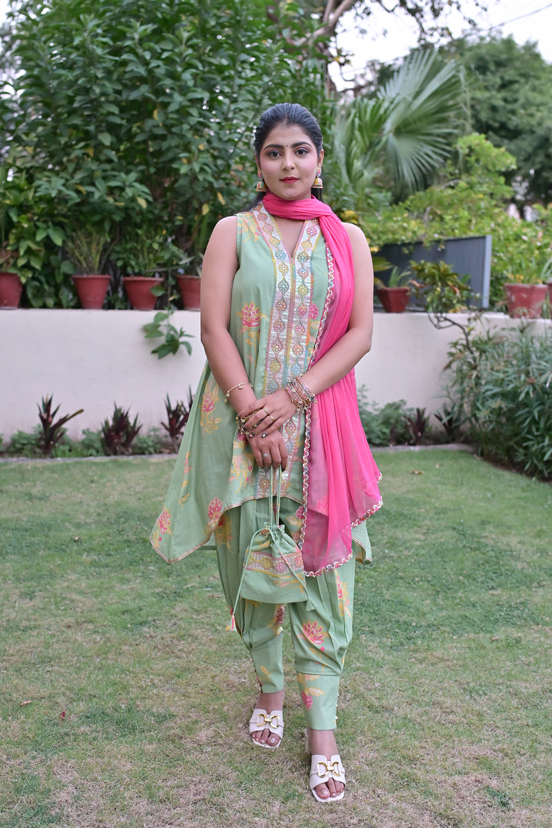 Vasundhara Cotton Suit Set