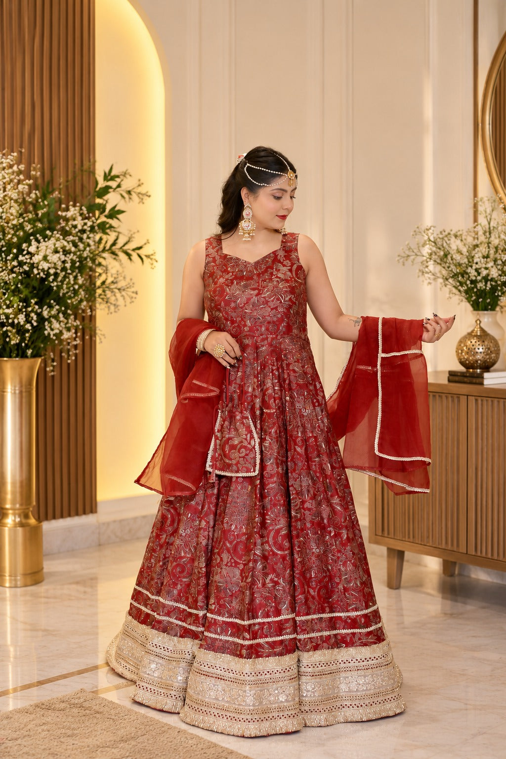 Kanakdhara Mahal Maxi Dress